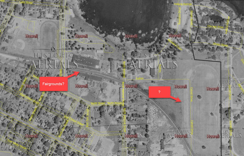 Howell Fairgrounds - 1955 Aerial - No Idea If This Is Relevant (newer photo)